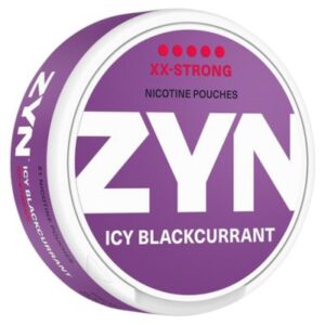 ZYN Icy Blackcurrant XX Strong Nicotine Pouches 12.5 mg