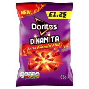 Doritos Dinamita Extra Flamin’ Hot Crisps 65g