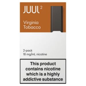 JUUL 2 Virginia Tobacco 18mg Full Box (2 pods x 8Pack)