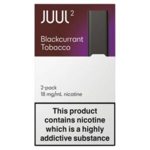 Juul 2 Blackcurrant Tobacco Pods 18mg Full Box (8 x 2 pods)