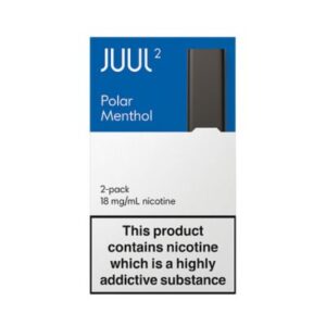 Juul 2 Polar Menthol Pods 18mg Full Box (8 x 2 pods)