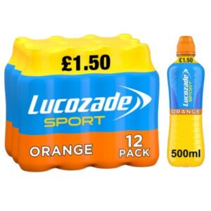 Lucozade Sport Drink Orange 12 X 500ml