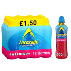 Lucozade Sport Drink Raspberry 12 X 500ml