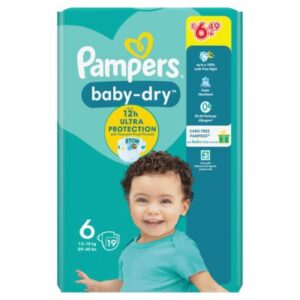 PAMPERS BABY DRY SIZE 6