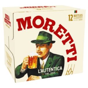 Birra Moretti Premium Lager Beer Bottle