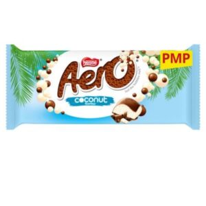 Aero Coconut Chocolate Sharing Bar with bubbly texture.