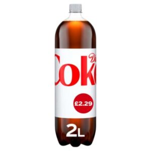 2L bottle of Diet Coke.