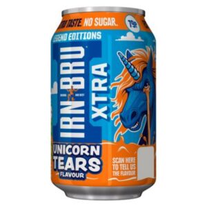 Irn-Bru Xtra Unicorn Tears Flavour 330ml can