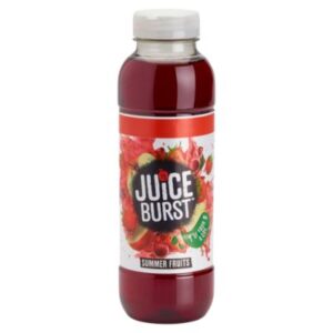 Juice Burst Summer Fruits Juice 12 x 400ml case for sale at Goldenacre Minimarket, Edinburgh.
