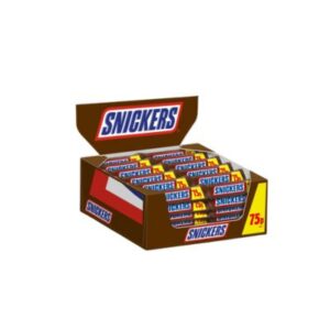 48 Snickers Caramel, Nougat, Peanuts & Milk Chocolate Snack Bars.