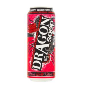 Dragon Soop Wild Cherry 500ml Can – Best Price at Goldenacre Minimarket Edinburgh – Fast Delivery