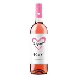 I Heart Rosé 75cl – Fresh & Fruity Spanish Rosé Wine at Best Price from Goldenacre Minimarket.