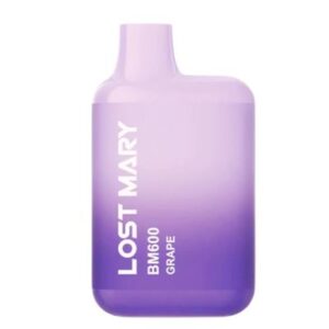 Lost Mary BM600 Grape Vape Kit 20mg.