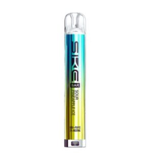 SKE Bar 600 Sour Pineapple Ice Vape Kit – 20mg Compliant Disposable Vape for Sale in Edinburgh at Goldenacre Minimarket