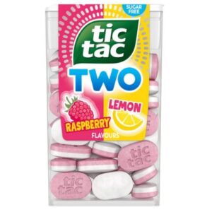 Tic Tac Two Lemon Raspberry Flavours 38.5g – Sugar-Free Mints Online Edinburgh.