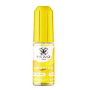 Bar Juice 5000 Energy Ice Nic Salt 10ml e‑liquid bottle – mixed fruit energy drink flavour with ice.