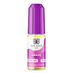 Bar Juice 5000 Grape 10ml Nic Salt Vape E-Liquid Bottle – Buy Online in Edinburgh with Same-Day Delivery.