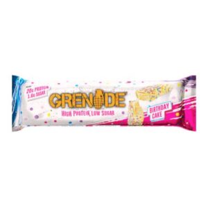 Grenade Birthday Cake Flavour 60g available online at Goldenacre Minimarket Edinburgh