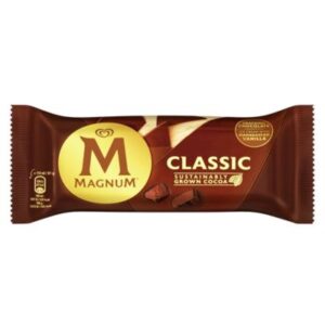 Magnum Classic Ice Cream Stick 110ml – available for ice cream delivery in Edinburgh from Goldenacre Minimarket