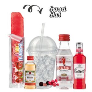 Sunset Shot Cocktail kit available online at Goldenacre Minimarket Edinburgh