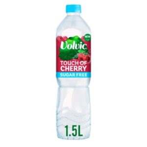 Volvic Touch of Cherry 6 x 1.5L available online at Goldenacre Minimarket Edinburgh