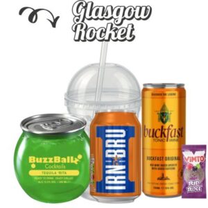 Glasgow Rocket Cocktail bundle available online at Goldenacre Minimarket Edinburgh