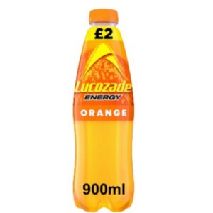 Lucozade Energy Drink Orange 12 x 900ml available online at Goldenacre Minimarket Edinburgh