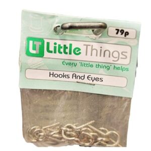 Hooks and Eyes Little Things available online at Goldenacre Minimarket Edinburgh