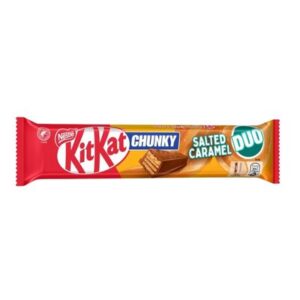 KitKat Chunky DUO Salted Caramel Chocolate Bar 68g available online at Goldenacre Minimarket Edinburgh