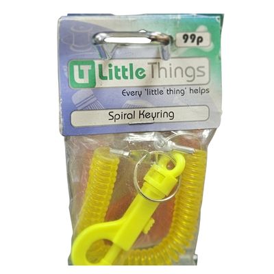 Little Things Spiral Keyring available online at Goldenacre Minimarket Edinburgh