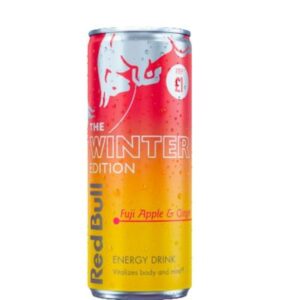 Red Bull Winter Edition Fuji Apple & Ginger 250ml available online at Goldenacre Minimarket Edinburgh