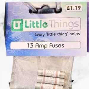 13 Amp Fuses Little Things available online at Goldenacre Minimarket Edinburgh
