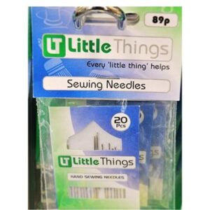 Sewing Needles 20pcs available online at Goldenacre Minimarket Edinburgh