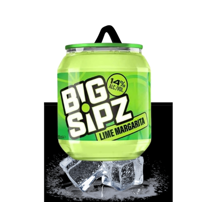 Big Sipz Lime Margarita 10 x 200ml available online at Goldenacre Minimarket Edinburgh