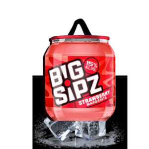 Big Sipz Strawberry Margarita 10 x 200ml available online at Goldenacre Minimarket Edinburgh