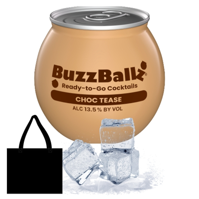 BuzzBallz Choc Tease Cocktails 10 x 200ml available online at Goldenacre Minimarket Edinburgh