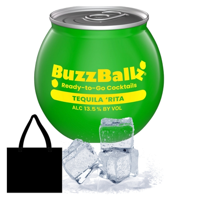 BuzzBallz Tequila Rita Cocktails 10 x 200ml available online at Goldenacre Minimarket Edinburgh