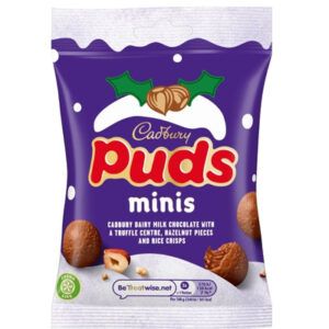 Cadbury Dairy Milk Chocolate Christmas Mini Puds Bag 73g
