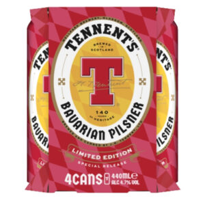 Tennents Limited Edition Bavarian Pilsner 4 x 440ml Edinburgh