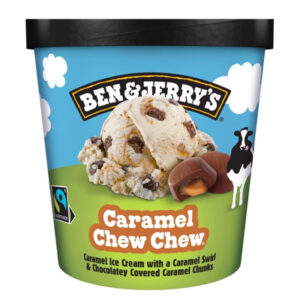 BEN & JERRYS CARAMEL CHEW CHEW 465ml