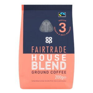 COOP FAIRTRADE HOUSE BLEND COFFEE 200g