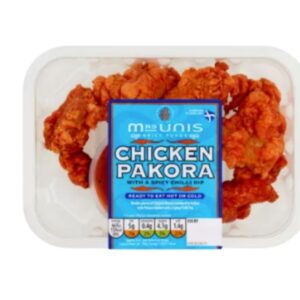 Mrs Unis Spicy Foods Chicken Pakora with a Spicy Chilli Dip